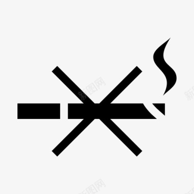 禁止吸烟矢量禁止吸烟健康区酒店图标图标