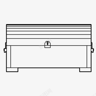 储藏室箱子笼子保险箱图标图标