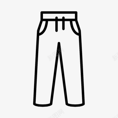运动裤长裤图标图标