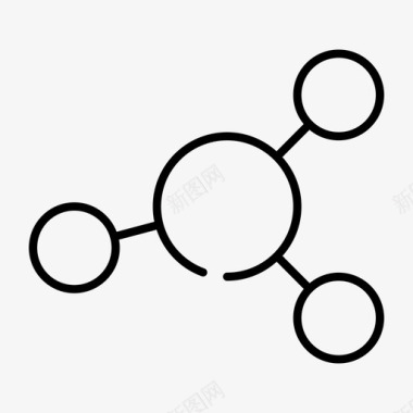 陆行生物原子生物学元素图标图标