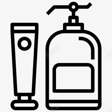 洗液沐浴液美容图标图标