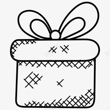 生日礼物摆件礼品盒生日礼物奖品图标图标