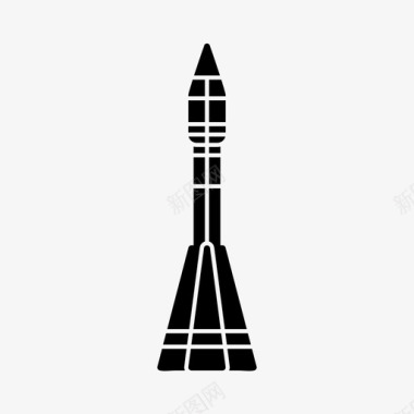 火箭行星太空图标图标