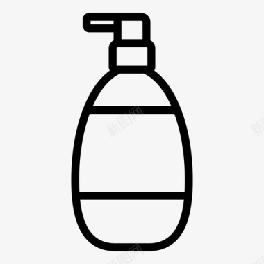 洗发水瓶浴室沐浴露图标图标
