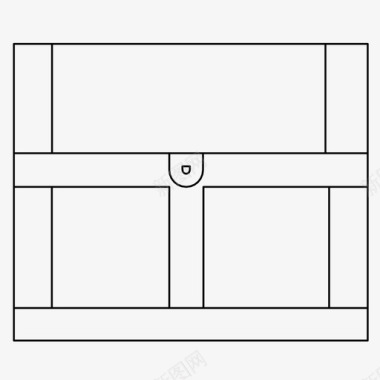 储藏室箱子笼子保险箱图标图标