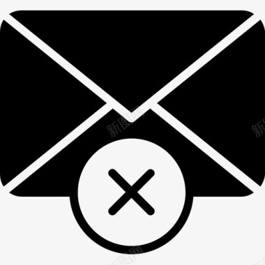 删除垃圾箱取消消息通信删除图标图标