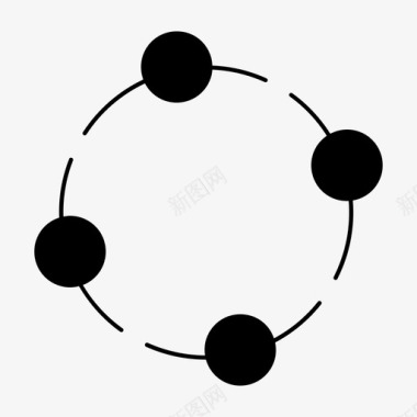 团队协作字协作能量团队图标图标