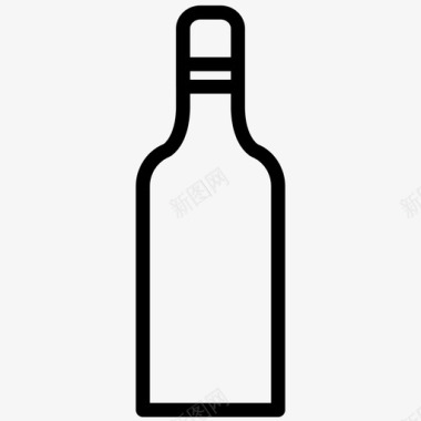 红酒瓶软木塞啤酒瓶香槟软木塞图标图标