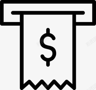 收据发票帐单收据图标图标