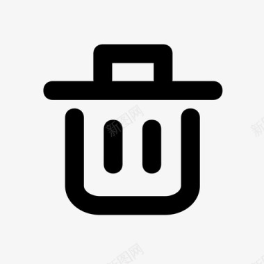 删除垃圾箱删除图标