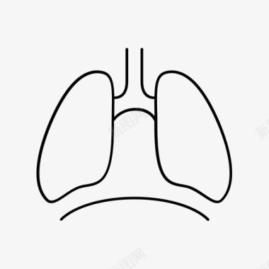 肺状况肺身体医学图标图标