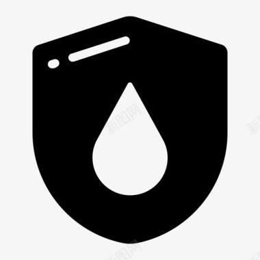 水保护节约安全图标图标