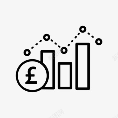 饼状统计图表条形图经济图标图标
