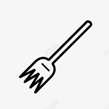 筷子夹食物叉子餐具厨房用具图标图标
