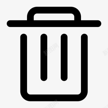 删除垃圾箱删除图标