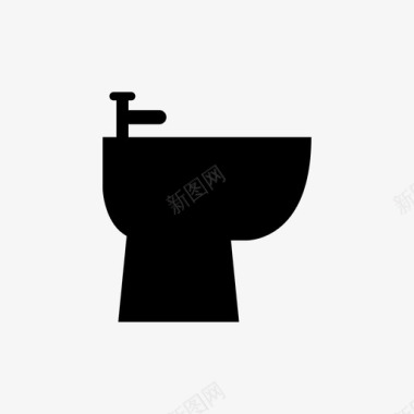 坐浴盆浴室室内图标图标