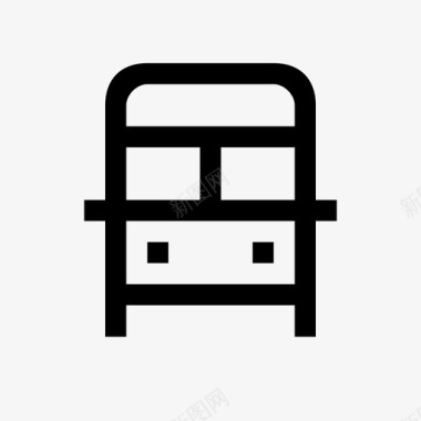 公共交通标识公共汽车公共交通车辆图标图标