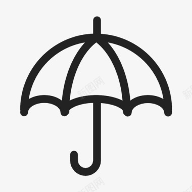 雨伞保险物流雨伞图标图标