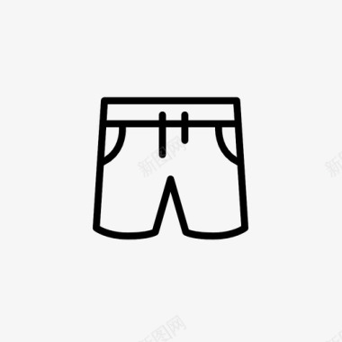 运动短裤沙滩短裤跑步短裤图标图标