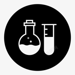 烧杯溶液实验化学实验室测试图标高清图片