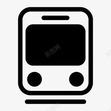 地铁城市交通地铁列车图标图标