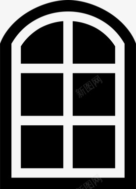 房子窗户窗框家图标图标