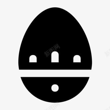 鸡蛋计时器烹饪厨具图标图标