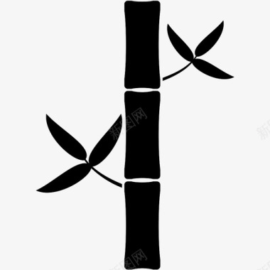 春节竹子中国春节图标图标