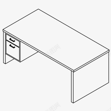 抽屉办公桌办公桌办公室书房图标图标