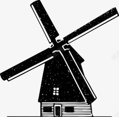 风车荷兰风车荷兰图标图标