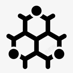 分子圈分子细胞科学图标高清图片