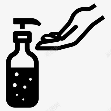 洗手液去污剂洗脸液图标图标