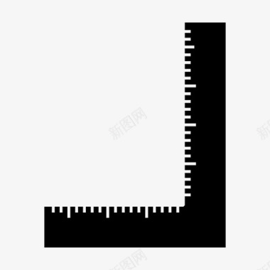 直尺测量尺寸图标图标