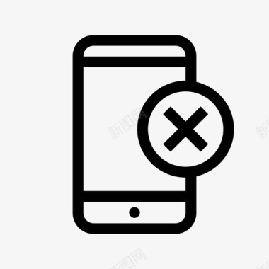 删除垃圾箱删除设备删除智能手机图标图标