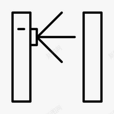 经济崛起turnstyle银行安全银行图标图标