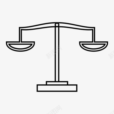 律师公正平衡法官图标图标