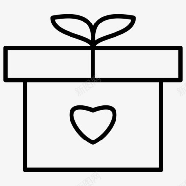 礼物生日礼物情人节图标图标