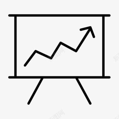 分析股票分析板数据图标图标