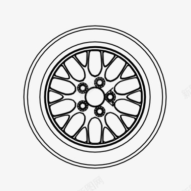 米其林轮胎车轮汽车轮胎定制图标图标