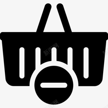 删除垃圾箱删除篮子减号删除图标图标