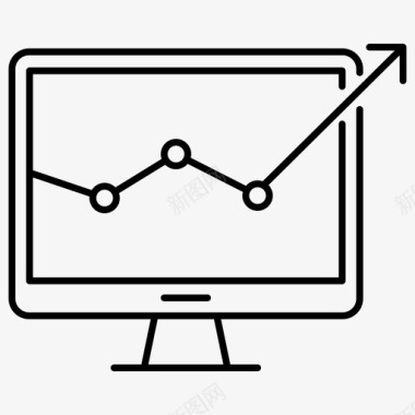 全面监控搜索引擎优化监控计算机报告图标图标