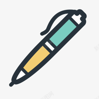 色块撒花色块－钢笔图标