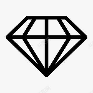 宝石钻石红宝石图标图标