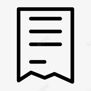 收据订单收据图标图标