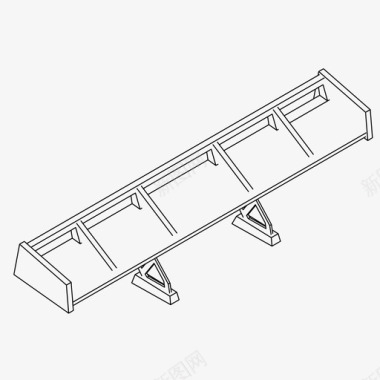 赛车座椅扰流板汽车定制图标图标