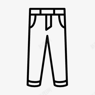 牛仔牛仔裤长裤裤子图标图标