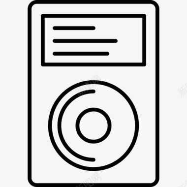 苹果IPod音乐图标图标