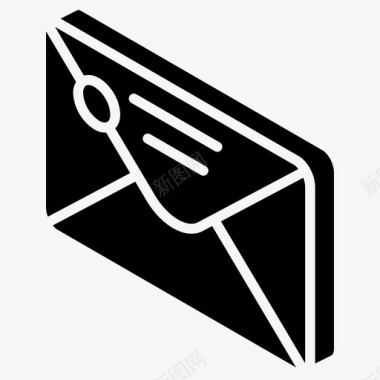 密封信封信件邮件图标图标