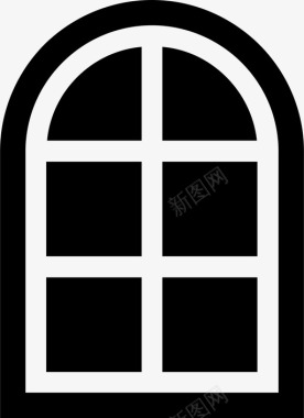 房子窗户窗框家图标图标