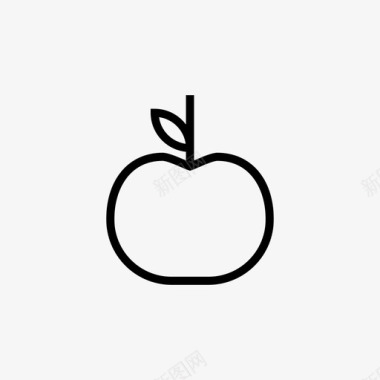 苹果水果派图标图标